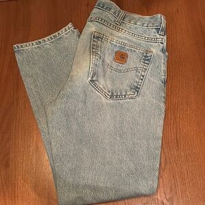 Carhartt Blue Relaxed Jeans with Vintage Appeal